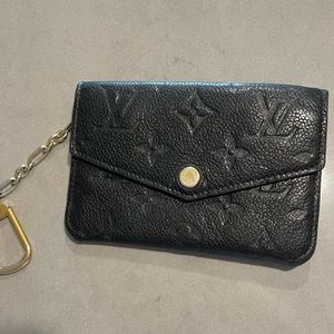 Black Louis Vuitton Empreinte Key pouch
